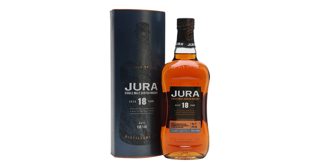 An image of the Jura 18 Year Old Red Wine Cask whisky 