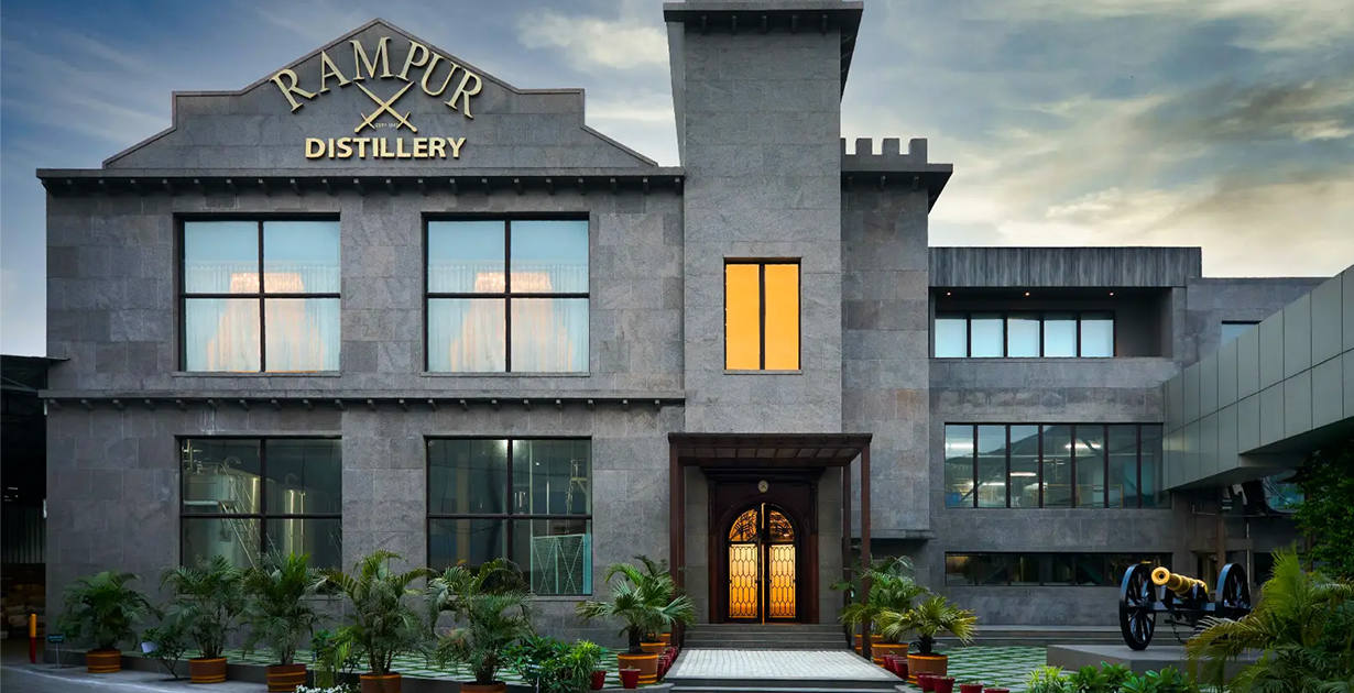 An image of Rampur distillery visitors centre