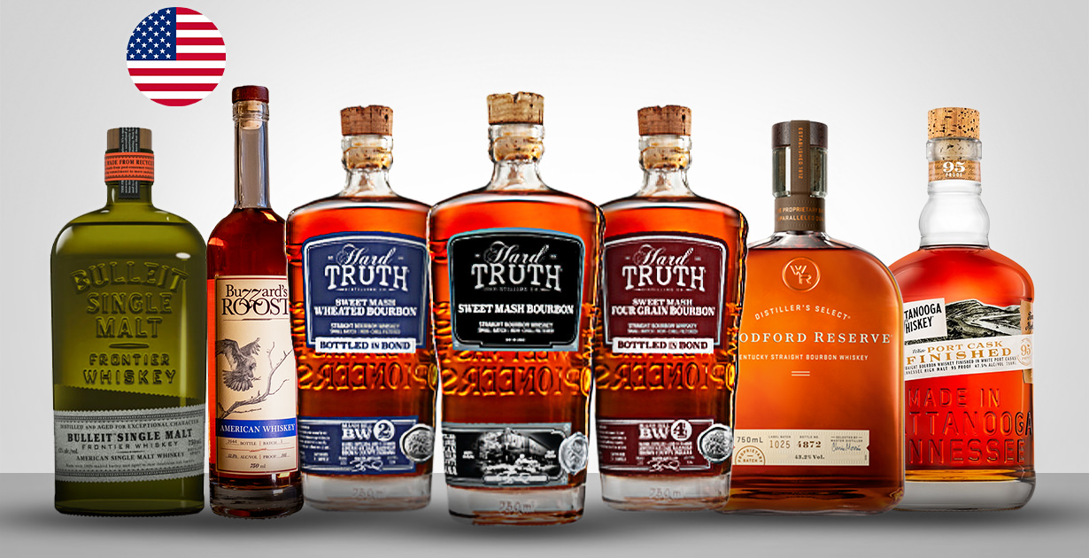 Three new American whiskeys are making their debut this week. Including an American single malt using a 100% malted barley mash bill, a white port cask finished whiskey, and a limited edition barrel proof expression.