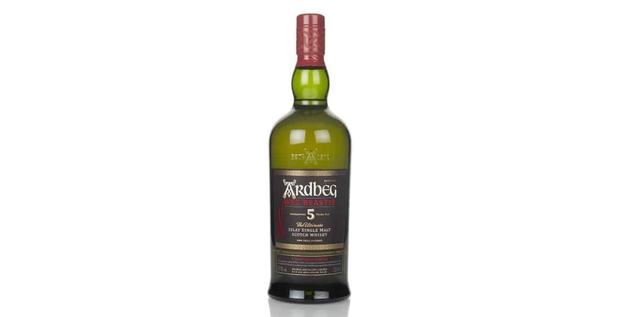 The Ardbeg Wee Beastie 5 Year Old won a gold medal at the International Whisky Competition. 