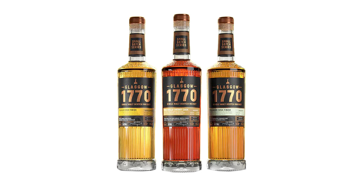 The new small batch releases from The Glasgow Distillery, finished in three different cask types. 