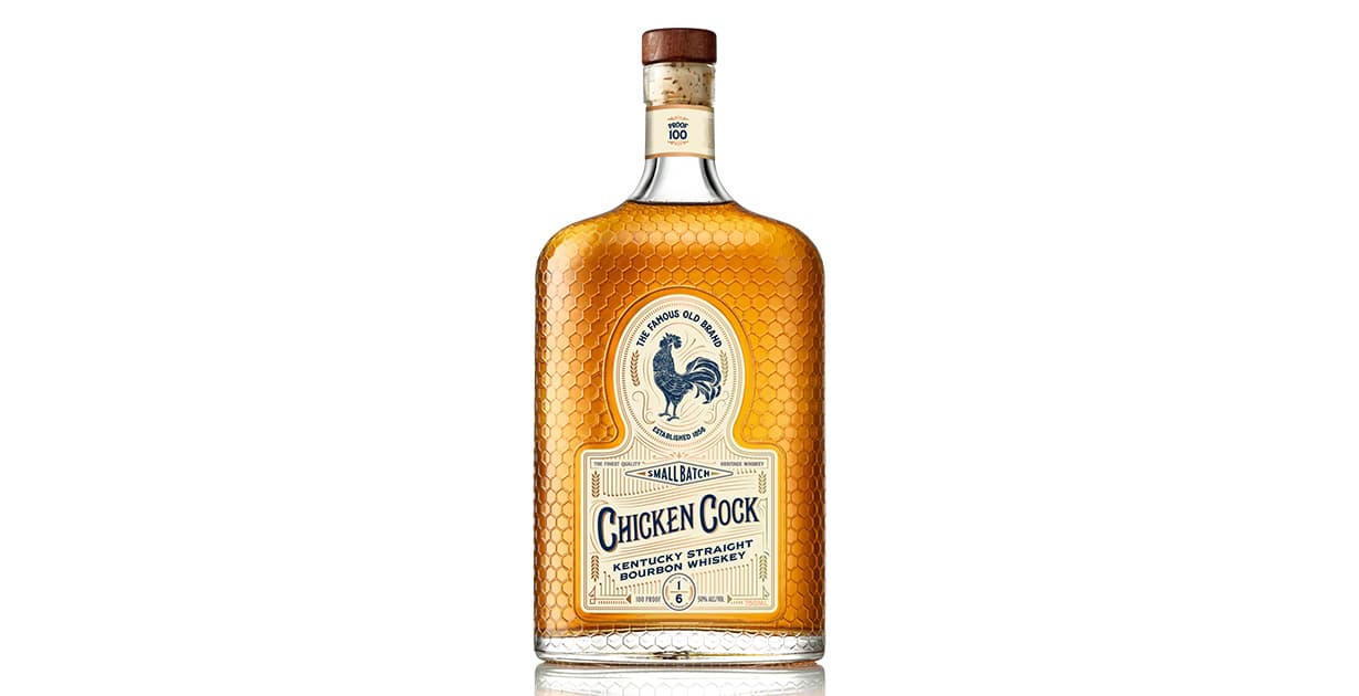 The new Chicken Cock Small Batch Bourbon 