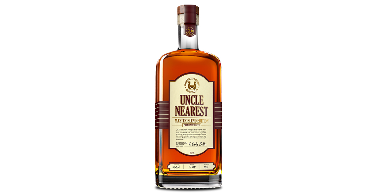 Uncle Nearest Master Blend "Best In Show" TAG Global Spirits Awards 2023.