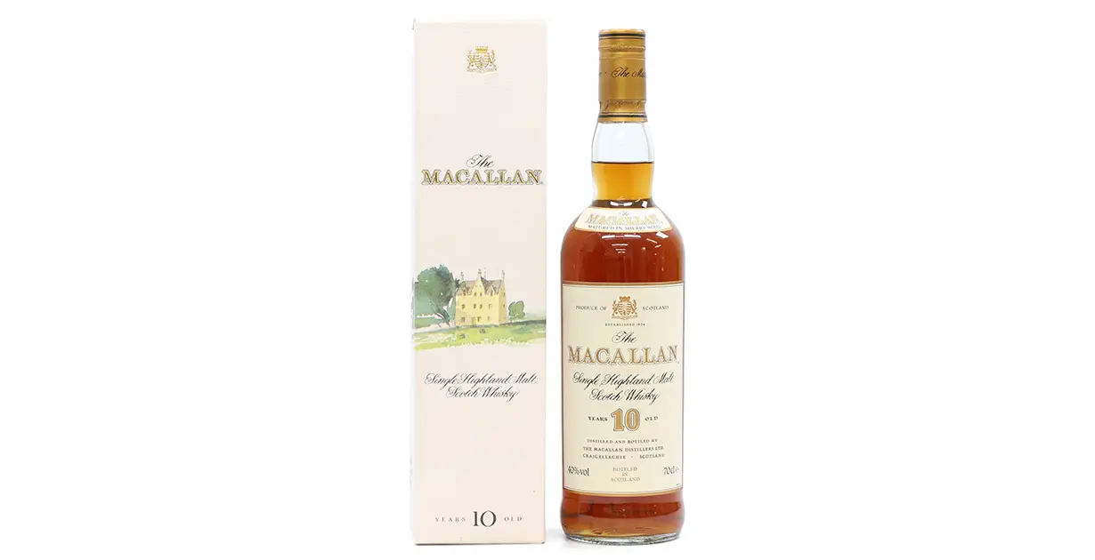 The Macallan 10年 シングルモルトウイスキー Macallan 10 Year Old 1990s Whisky Review: Tasting Notes & Vintage