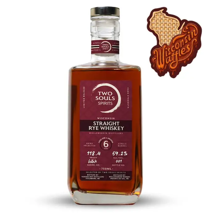 Two Souls Spirits 6-Year Straight Rye (Wollersheim Distillery) review