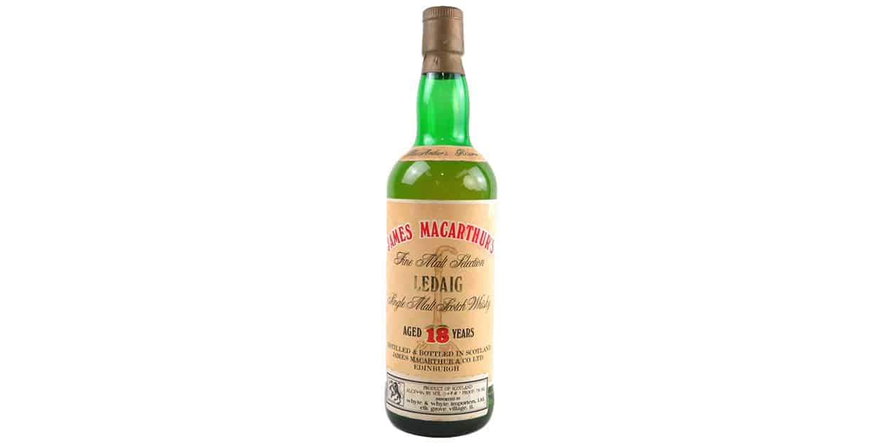 Scotch Whisky Legends: Ledaig 1972 18 years old James MacArthur