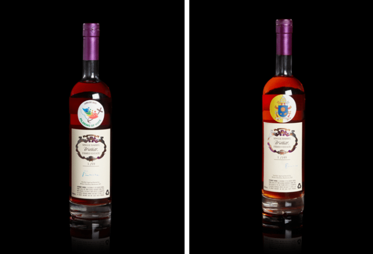 Pope FrancisSigned Willett Bourbon Bottles Achieve Premium Prices at