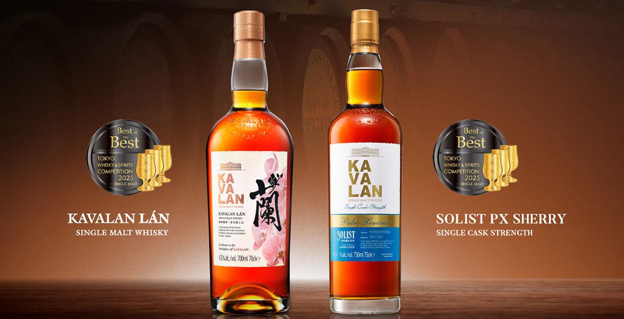 Kavalan Makes History at Tokyo Whisky Competition