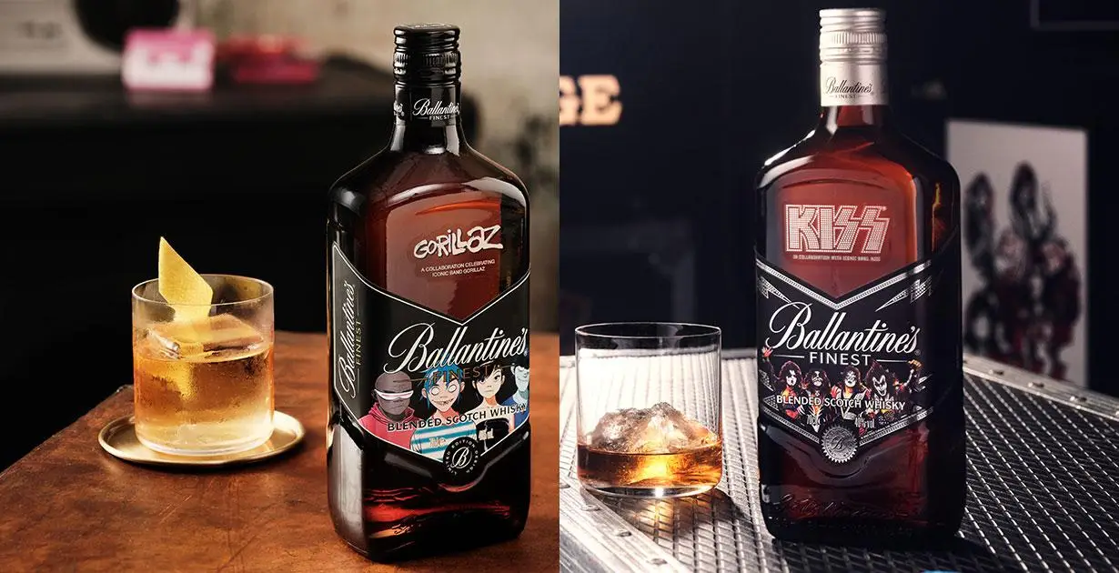 Ballantine's Unveils KISS and Gorillaz Whiskies