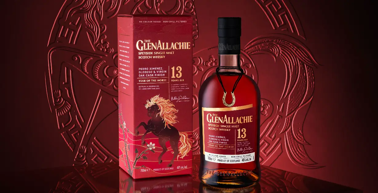 GlenAllachie Unveils Year of Fire Horse Lunar New Year Edition