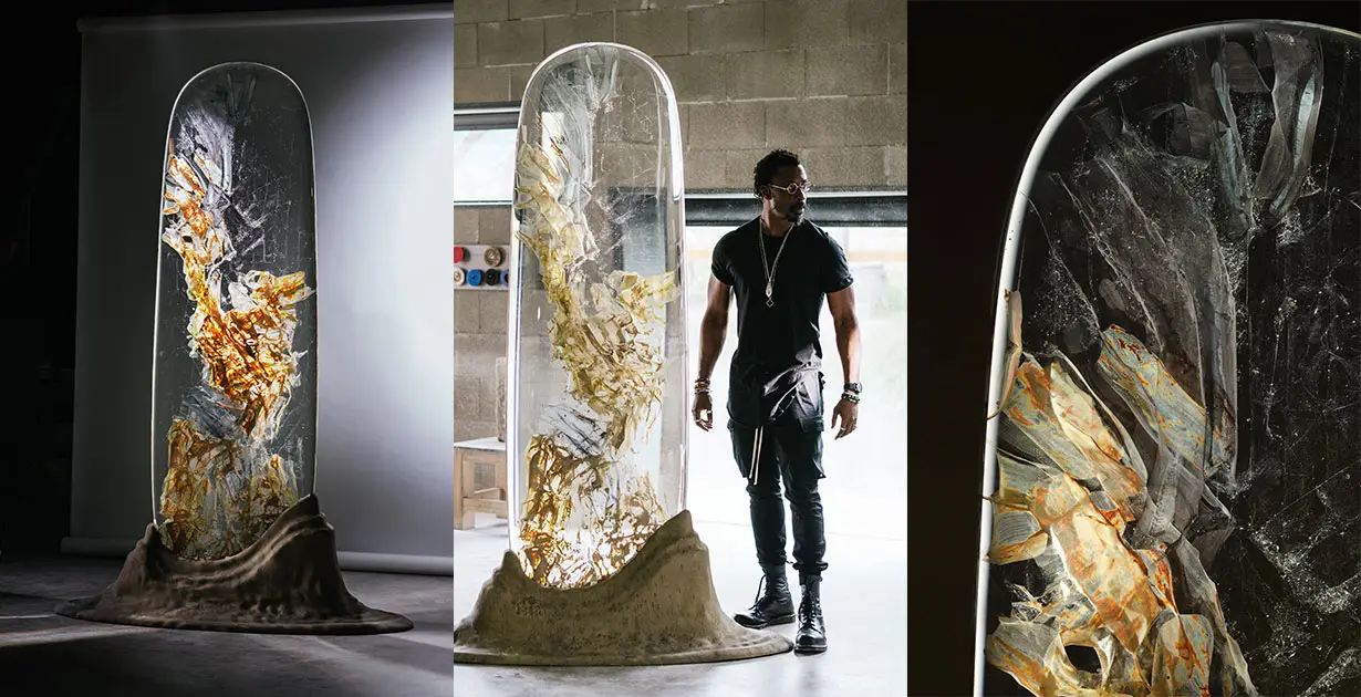 Port Ellen Unveils 'Atlas of Smoke' Glass Sculpture for 200th Year