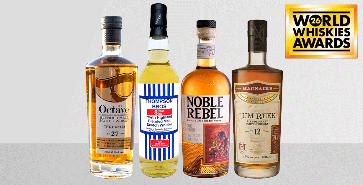 The 4 Blended Malts That Won Gold at the 2026 World Whiskies Awards