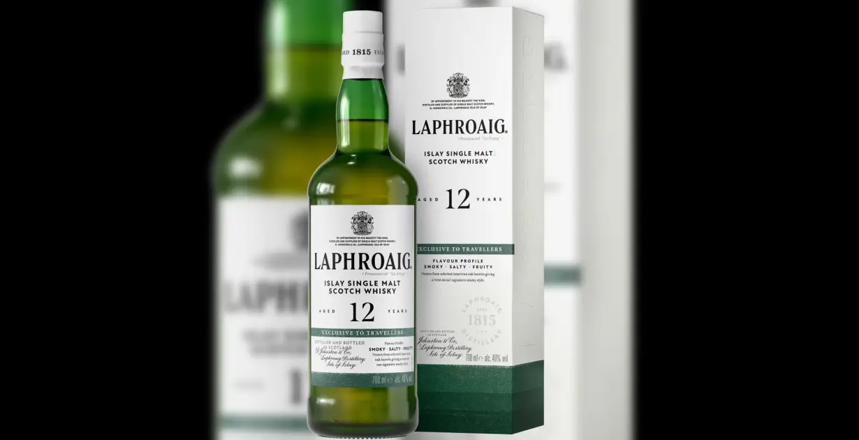 Laphroaig 12-Year-Old Expands to Major Airport Hubs in 2025