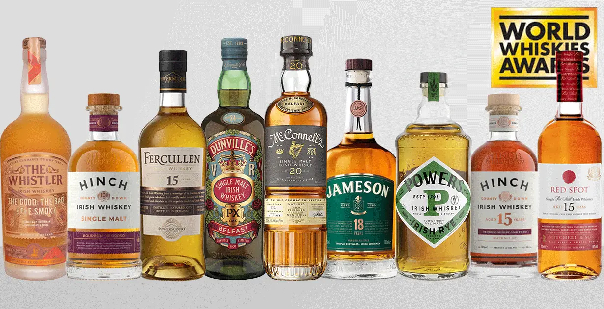 The World's Best Irish Whiskeys According To The World Whiskies Awards 2026