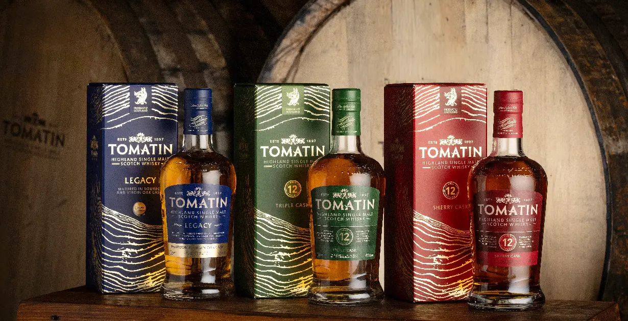 Tomatin Unveils Bold New Packaging Showcasing Wood Expertise