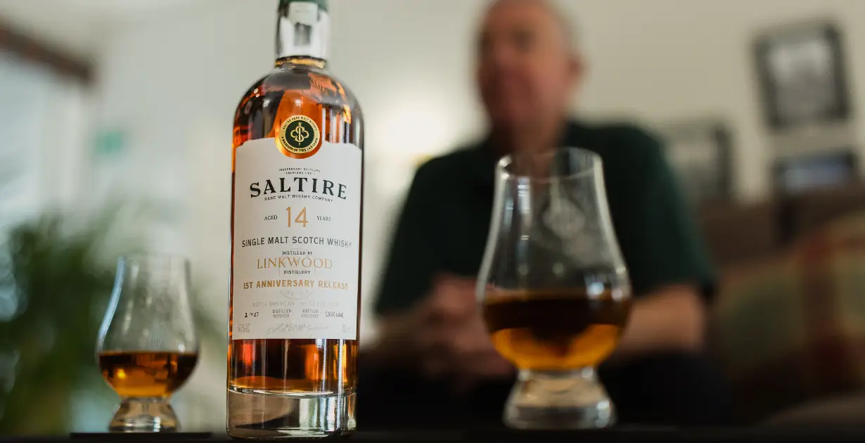 サルタイア SALTYRE12年特級　SCOTCH WHISKY Saltire Rare Malt Hosts Stanford Unversity Scotch Tasting
