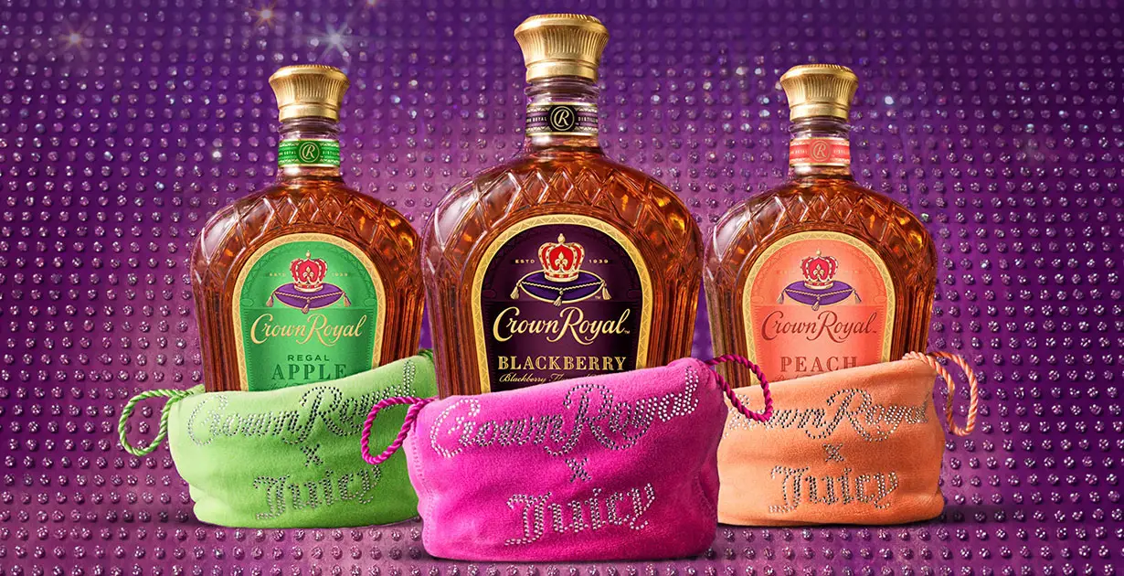 Crown Royal x Juicy Couture Drop Limited Edition Y2K-Inspired Merch