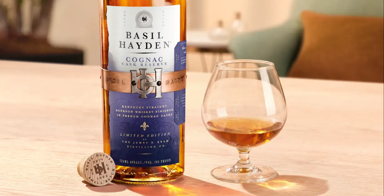 Basil Hayden Debuts Cognac Cask Reserve Bourbon
