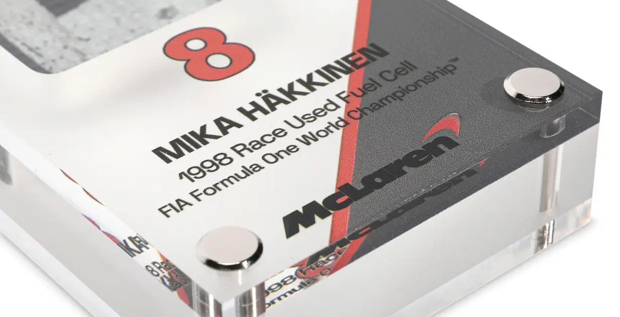 F1 Authentics Adds McLaren Fuel Cell to Mystery Box