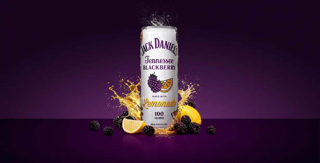 Jack Daniel's Launches Tennessee Blackberry Lemonade RTD