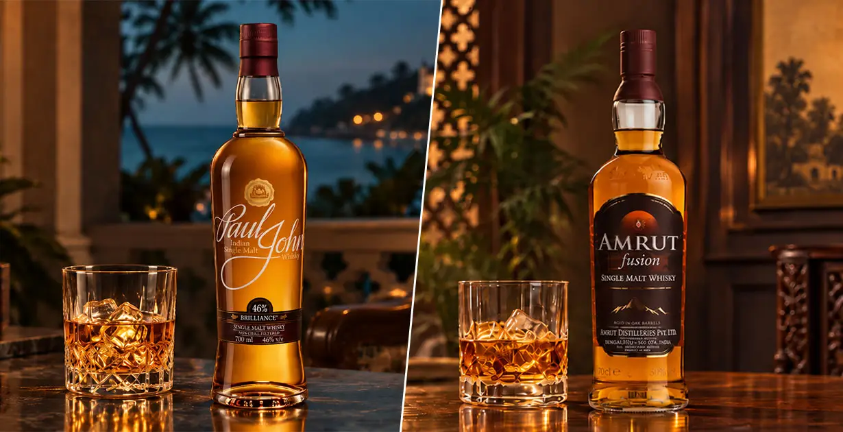 Amrut Fusion vs. Paul John Brilliance: Two Entry-Level Indian Single Malt Whiskies Go Head-to-Head