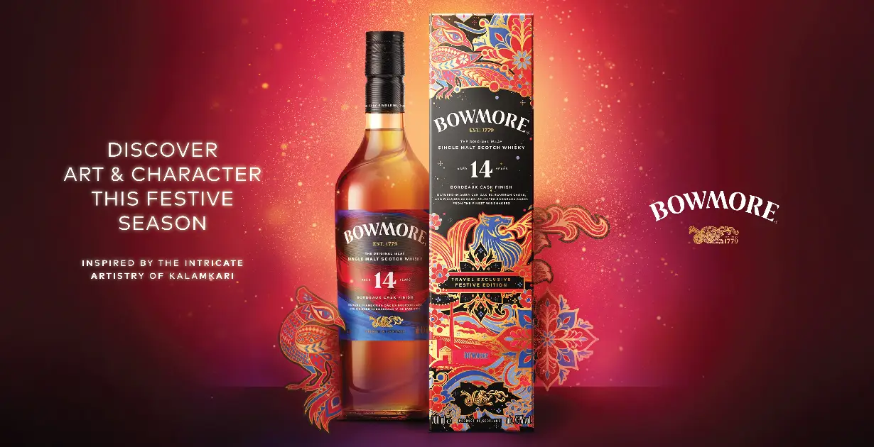Bowmore 14 Year Old Unveils Kalamkari Gift Pack for Diwali