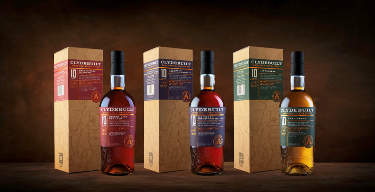 Clydebuilt Unveils New Look and Three Single Malt Whiskies