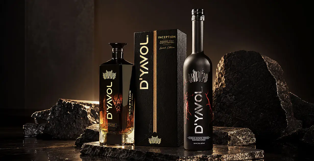 D'YAVOL Spirits Brings Inception Scotch and Single Estate Vodka to the US