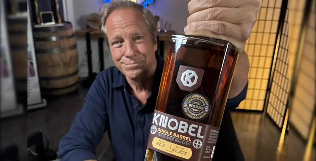 Knobel 7-Year Single Barrel Whiskey Marks mikeroweWORKS Anniversary
