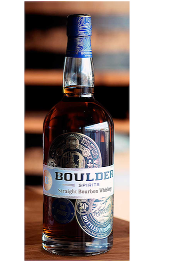 Boulder Spirits Straight Bourbon Whiskey Bottled in Bond (image via Boulder Spirits)
