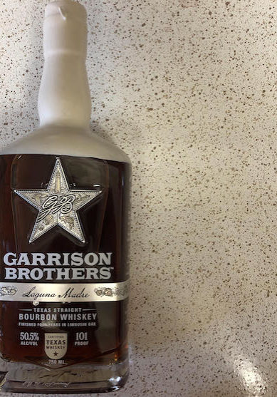 Garrison Brothers Laguna Madre Straight Bourbon (image via Suzanne Bayard)