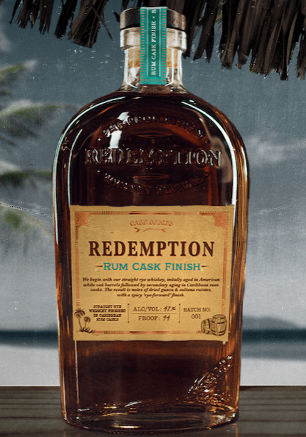 Redemption Rum Cask Finish (image via Redemption Whiskey)