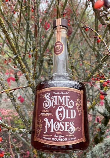 Same Old Moses Double Barrel Straight Whiskey (image via Jerry Jenae Sampson)