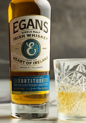 Egan's Fortitude Single Malt Irish Whiskey (image via Egan's Irish Whiskey)