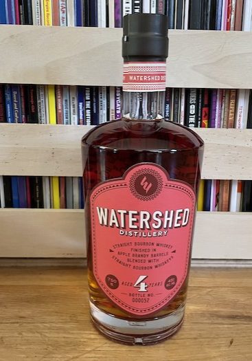 Watershed Straight Bourbon Whiskey Finished in Apple Brandy Barrels (photo via Jerry Jenae Sampson)