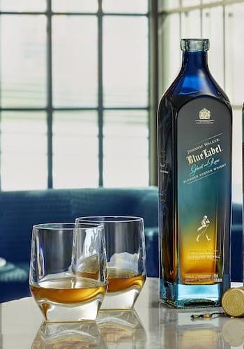 Johnnie Walker Blue Label Ghost and Rare Glenury Royal