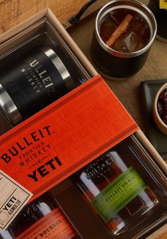 Bulleit Frontier Whiskey Yeti Holiday Gift Pack