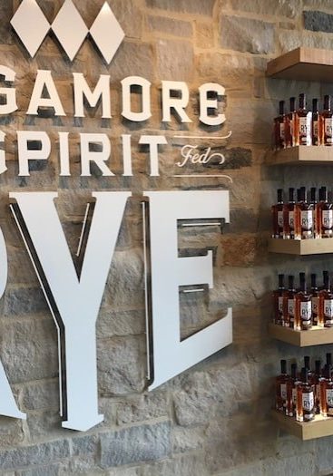 A wall of Sagamore Spirit whiskey (image copyright The Whiskey Wash)