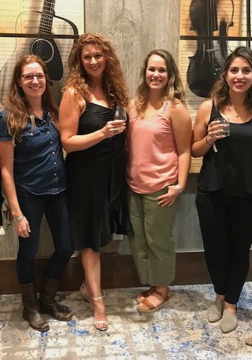 Women of whiskey (from left to right): Allisa Henley, Nicole Austin, Cary Ann Fuller, Molly Troupe, Ale Ochoa, Marianne Eaves (image via Cary Ann Fuller)